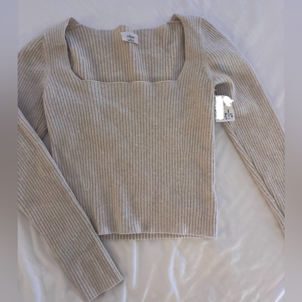 Wilfred Beige LS Top